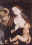 Hans Baldung Grien Virgin and Child with Parrots oil painting picture wholesale